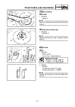 Preview for 464 page of Yamaha YZ250F(V) Owner'S Service Manual