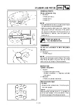 Preview for 348 page of Yamaha YZ250F(W) Owner'S Service Manual