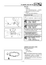 Preview for 354 page of Yamaha YZ250F(W) Owner'S Service Manual