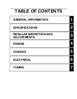 Preview for 9 page of Yamaha YZ250F(Y) Owner'S Service Manual