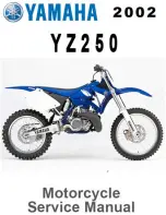 Yamaha YZ250R Service Manual preview