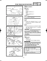 Предварительный просмотр 179 страницы Yamaha YZ250R Service Manual