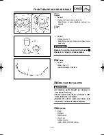 Предварительный просмотр 181 страницы Yamaha YZ250R Service Manual