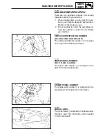 Предварительный просмотр 17 страницы Yamaha YZ250T1 Owner'S Service Manual