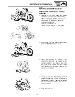 Предварительный просмотр 18 страницы Yamaha YZ250T1 Owner'S Service Manual