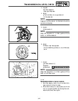 Предварительный просмотр 61 страницы Yamaha YZ250T1 Owner'S Service Manual