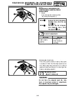 Предварительный просмотр 81 страницы Yamaha YZ250T1 Owner'S Service Manual