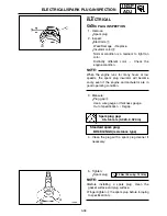 Предварительный просмотр 87 страницы Yamaha YZ250T1 Owner'S Service Manual