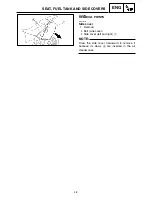 Предварительный просмотр 91 страницы Yamaha YZ250T1 Owner'S Service Manual