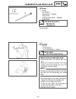 Предварительный просмотр 100 страницы Yamaha YZ250T1 Owner'S Service Manual