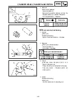 Предварительный просмотр 112 страницы Yamaha YZ250T1 Owner'S Service Manual