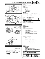 Предварительный просмотр 124 страницы Yamaha YZ250T1 Owner'S Service Manual