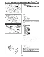 Предварительный просмотр 134 страницы Yamaha YZ250T1 Owner'S Service Manual