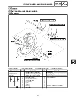 Предварительный просмотр 166 страницы Yamaha YZ250T1 Owner'S Service Manual