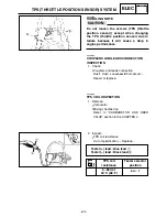 Предварительный просмотр 241 страницы Yamaha YZ250T1 Owner'S Service Manual