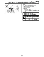 Предварительный просмотр 245 страницы Yamaha YZ250T1 Owner'S Service Manual