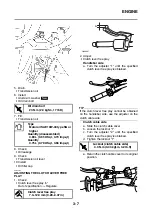 Предварительный просмотр 51 страницы Yamaha YZ250X 2023 Owner'S Manual