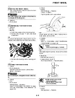 Предварительный просмотр 120 страницы Yamaha YZ450F 2021 Owner'S Service Manual