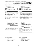 Preview for 229 page of Yamaha YZ450F(S) Owner'S Service Manual