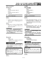 Preview for 463 page of Yamaha YZ450F(S) Owner'S Service Manual