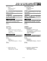 Preview for 465 page of Yamaha YZ450F(S) Owner'S Service Manual