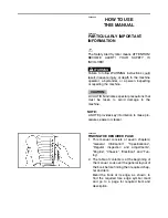 Preview for 9 page of Yamaha YZ450F(T) Owner'S Service Manual