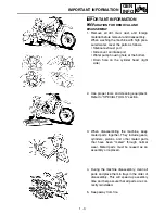 Preview for 18 page of Yamaha YZ450F(T) Owner'S Service Manual