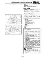 Preview for 85 page of Yamaha YZ450F(T) Owner'S Service Manual