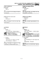 Preview for 445 page of Yamaha YZ450F Owner'S Service Manual