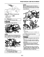 Preview for 215 page of Yamaha YZ450FA 2011 Owner'S Service Manual