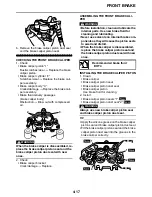 Preview for 141 page of Yamaha YZ450FF 1SL-28199-11 Owner'S Service Manual