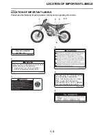 Предварительный просмотр 16 страницы Yamaha YZ450FX 2021 Owner'S Service Manual