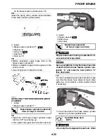 Предварительный просмотр 136 страницы Yamaha YZ450FX 2021 Owner'S Service Manual