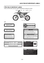 Preview for 14 page of Yamaha YZ450FX 2023 Owner'S Manual