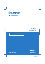 Preview for 1 page of Yamaha YZ65 2021 Manual