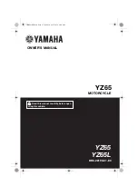 Preview for 3 page of Yamaha YZ65 Owner'S Manual