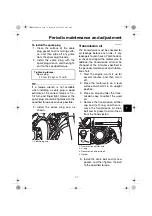 Preview for 57 page of Yamaha YZ65 Owner'S Manual