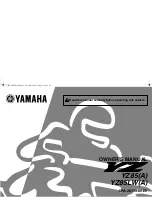 Preview for 3 page of Yamaha YZ85(A) Owner'S Manual