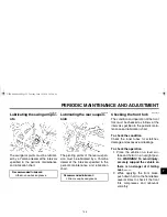 Preview for 69 page of Yamaha YZ85(A) Owner'S Manual