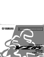 Preview for 3 page of Yamaha YZ85(B) Owner'S Manual