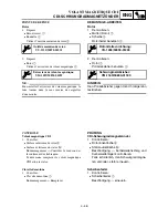 Preview for 291 page of Yamaha YZ85( P) /LC Owner'S Service Manual