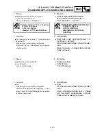 Preview for 237 page of Yamaha YZ85(S)/LC Owner'S Service Manual