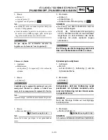 Preview for 245 page of Yamaha YZ85(S)/LC Owner'S Service Manual