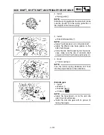 Preview for 272 page of Yamaha YZ85(S)/LC Owner'S Service Manual