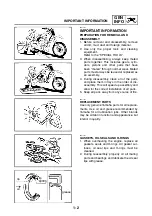 Предварительный просмотр 9 страницы Yamaha YZ85(W) Service Manual