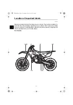 Предварительный просмотр 10 страницы Yamaha YZ85G Owner'S Manual