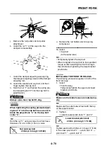 Preview for 229 page of Yamaha YZF-R1 2012 Service Manual