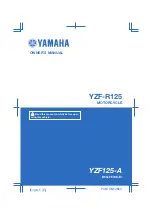 Yamaha YZF-R125 2019 Owner'S Manual preview