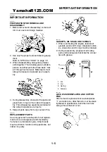 Preview for 14 page of Yamaha YZF-R125 Service Manual