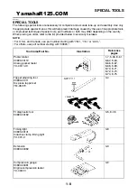 Preview for 17 page of Yamaha YZF-R125 Service Manual